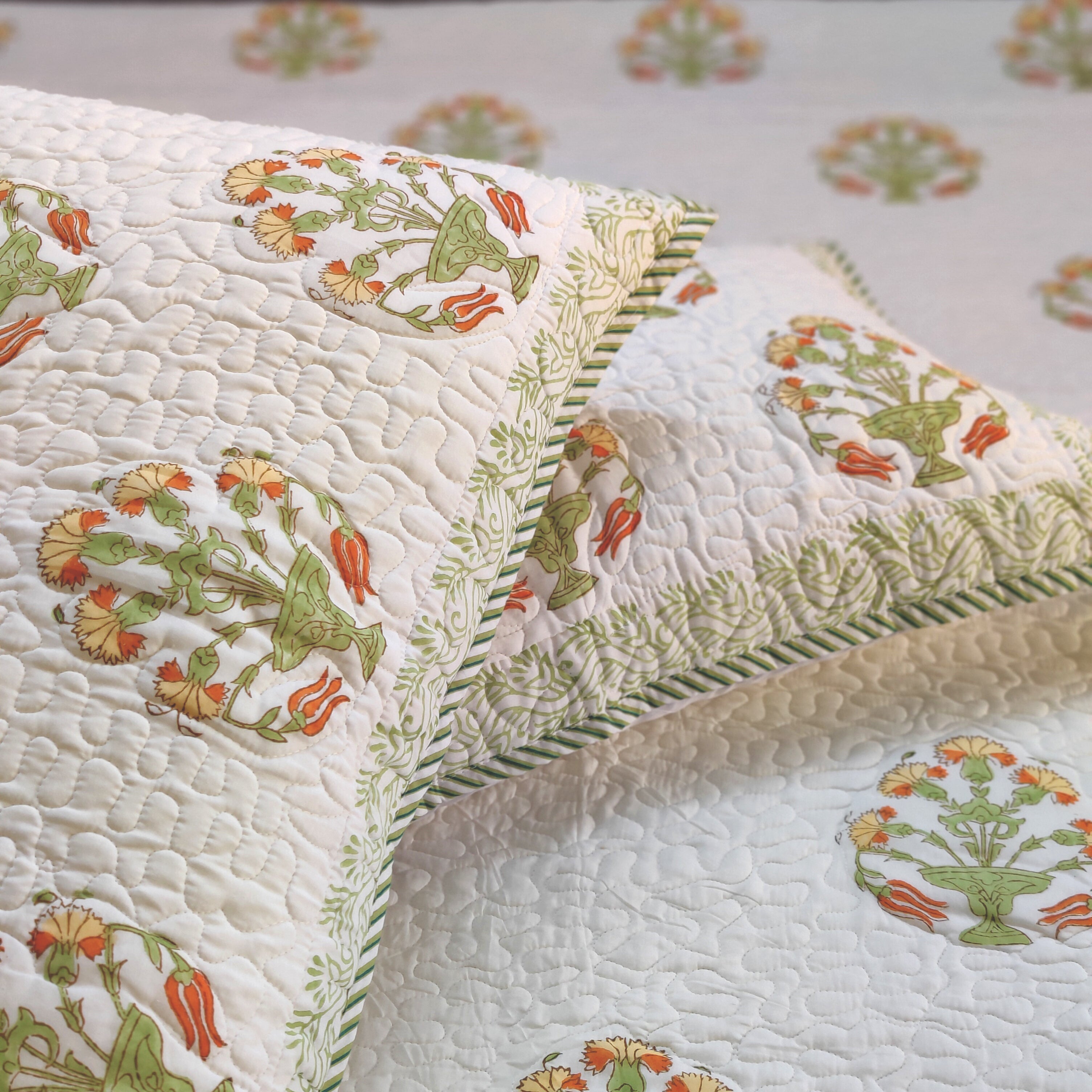 Citrus Bloom Bedcover