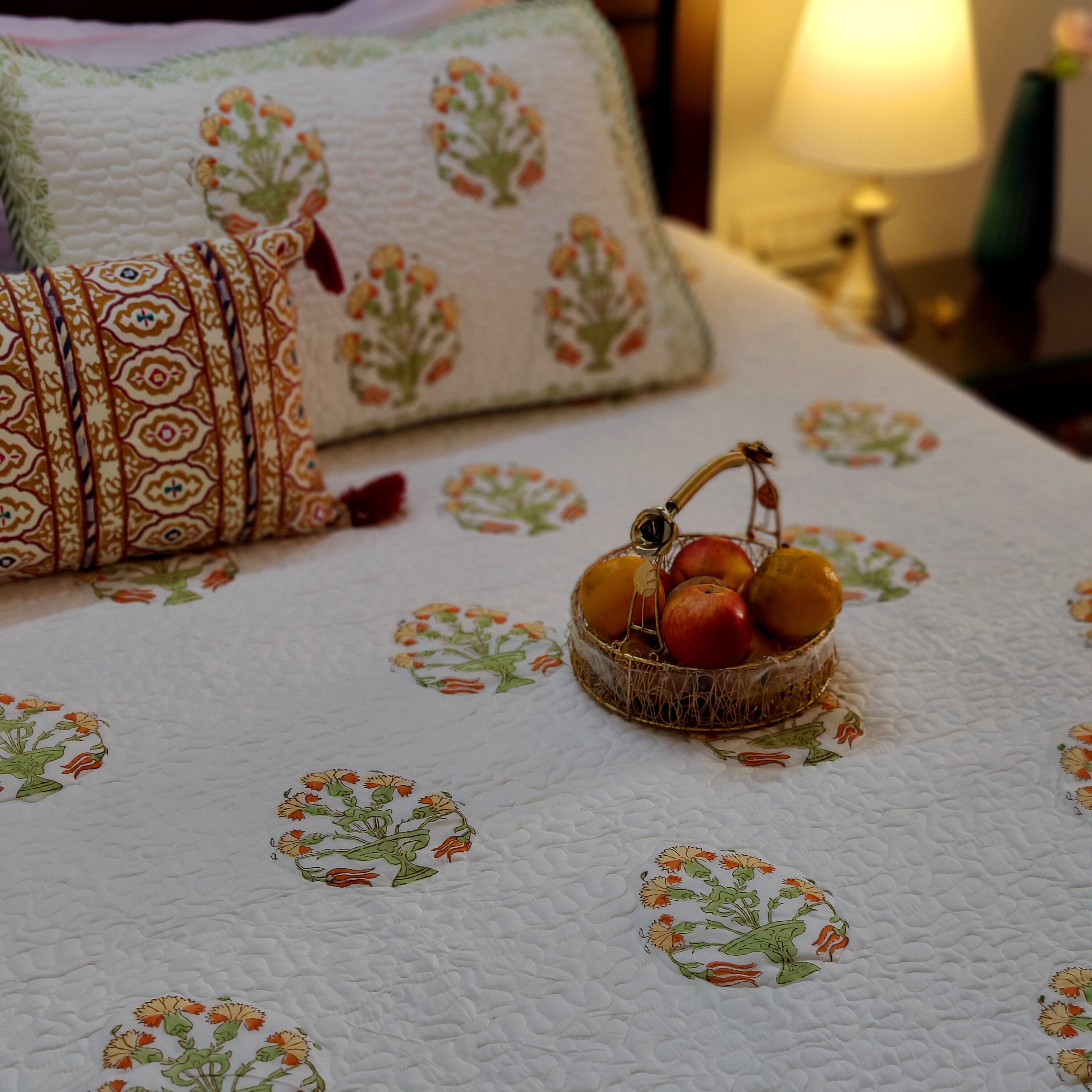 Citrus Bloom Bedcover