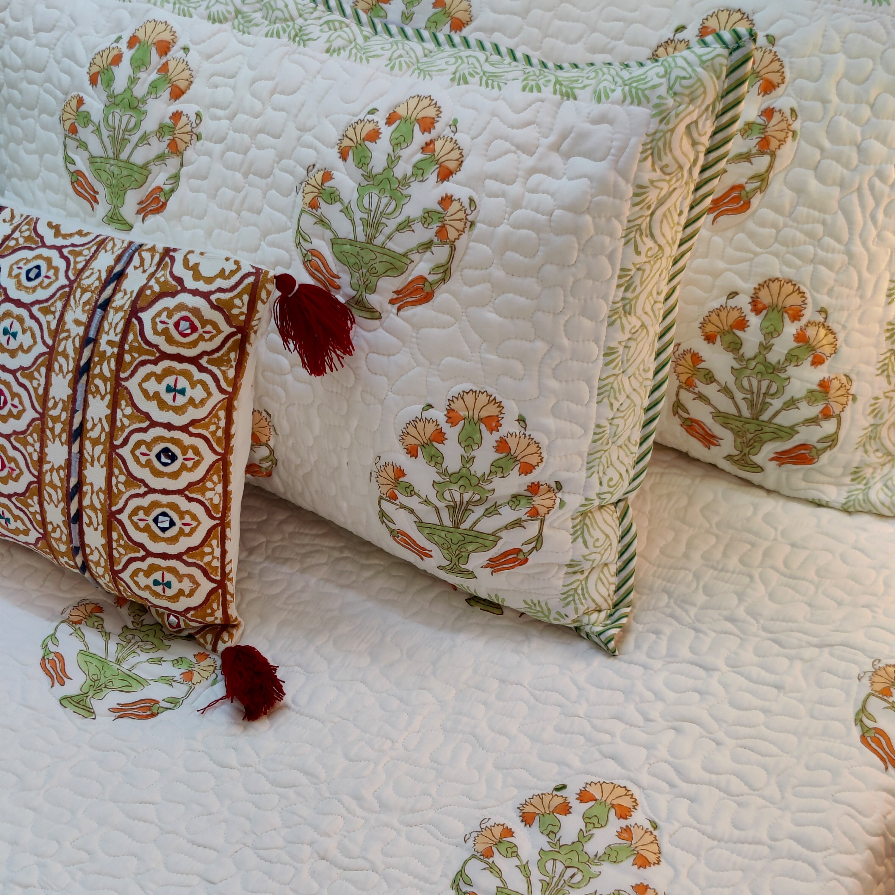 Citrus Bloom Bedcover