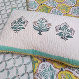 Floral Lemon Breeze Bedcover