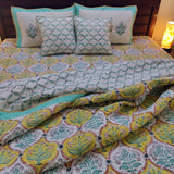 Floral Lemon Breeze Bedcover