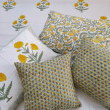 Yellow Wildpoppy Fields Bedsheet