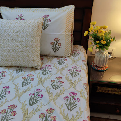 Golden Dreams Bedsheet