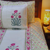 Majestic Lotus Paradise Bedsheet