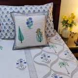 Coastal Flora Fusion Bedsheet