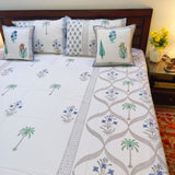 Coastal Flora Fusion Bedsheet