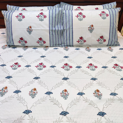 Water Lily Weave Jaal Bedsheet