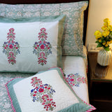 Earthy Floral Elegance Bedsheet