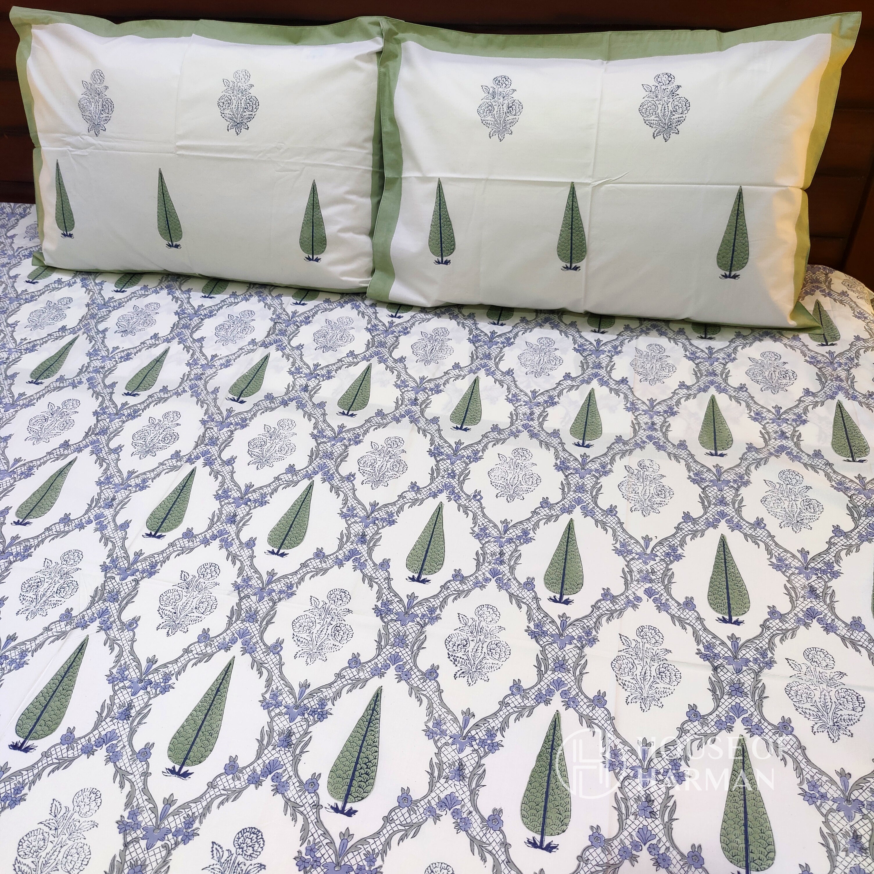 Rang Mahal Bagh Bedsheet