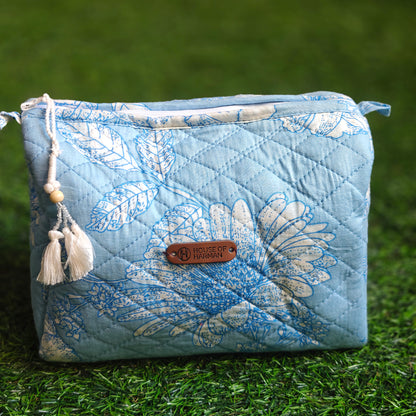 Multipurpose Pouches- Set of Three I Waterproof Lining I Four Mini Pockets Inside