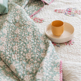 Earthy Floral Elegance Bedcover