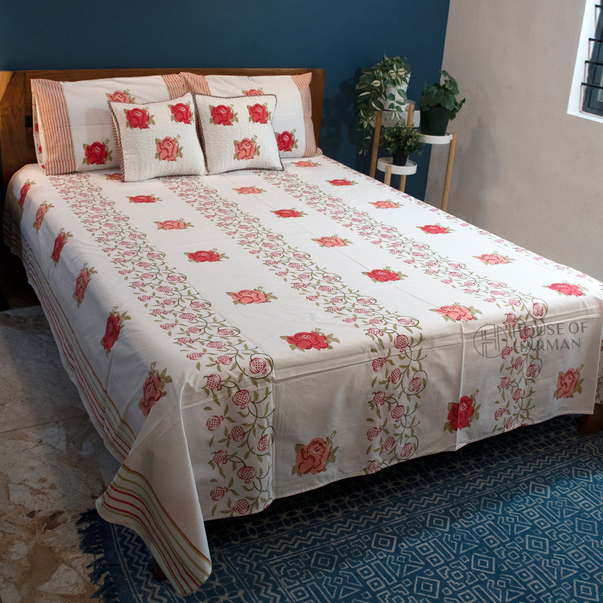 Persian Orchard Harvest Bedsheet